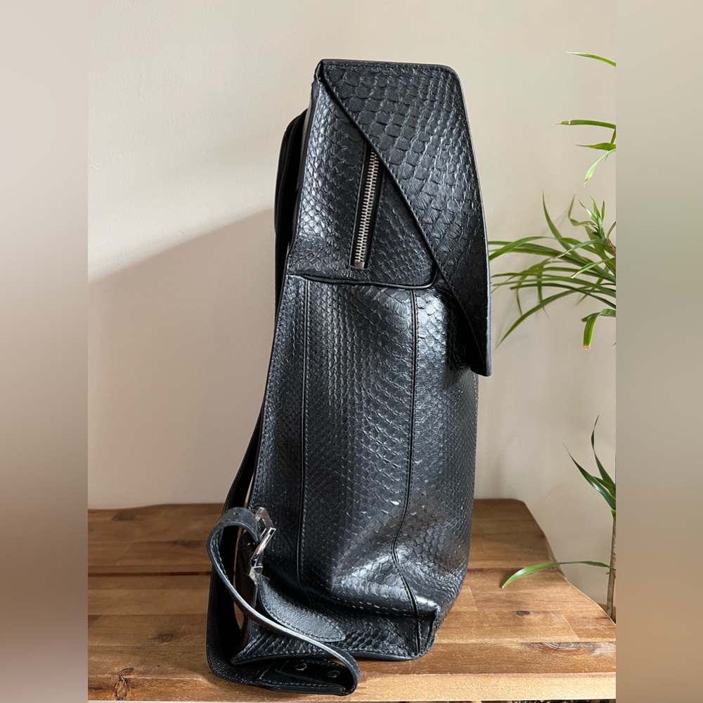 Balenciaga Phileas Python Backpack - image 2